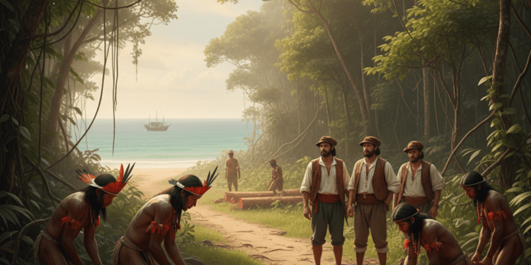 Primeiros Anos da Colonização Portuguesa: Pau-Brasil e Desinteresse Inicial 1 primeiros anos da colonizacao portuguesa pau brasil e desinteresse inicial