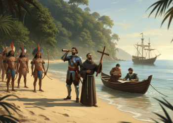 primeiros contatos e objetivos da colonizacao portuguesa