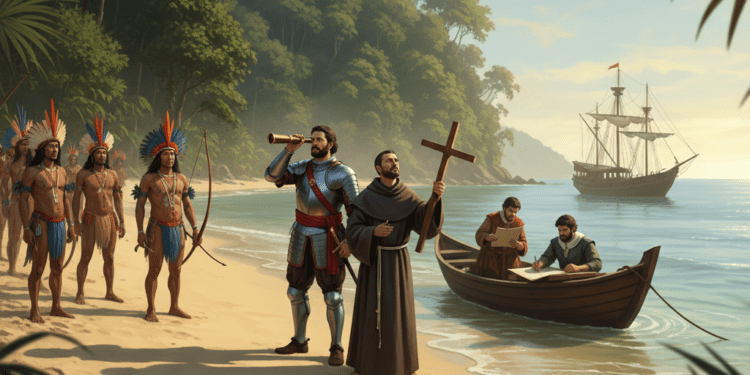 Primeiros Contatos e Objetivos da Colonização Portuguesa 1 primeiros contatos e objetivos da colonizacao portuguesa